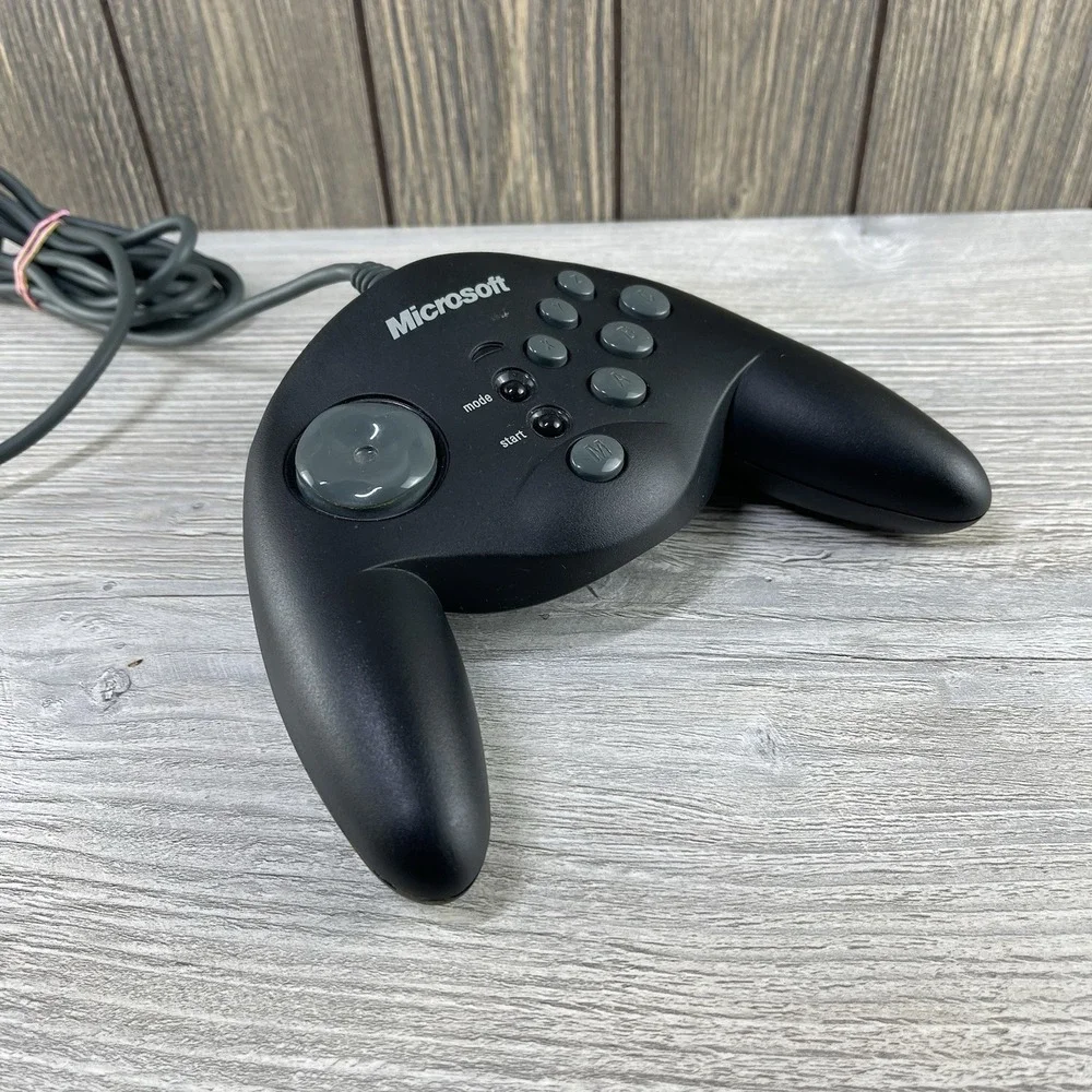 Genuine Microsoft Sidewinder Gamepad PC Gameport Retro Controller